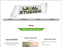 Tablet Screenshot of lavalstudios.com